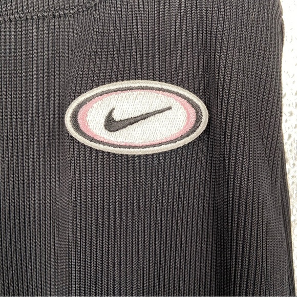 Nike Women's Sportswear Ribbed Wide Leg Pants‎ Size Large Black - Picture 8 of 12